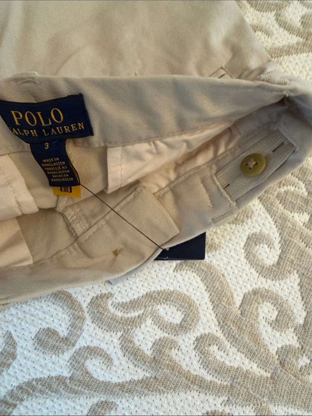 NWT Polo Ralph Lauren  Classic Boys' Khaki Shorts - Comfortable Everyday Wear 3